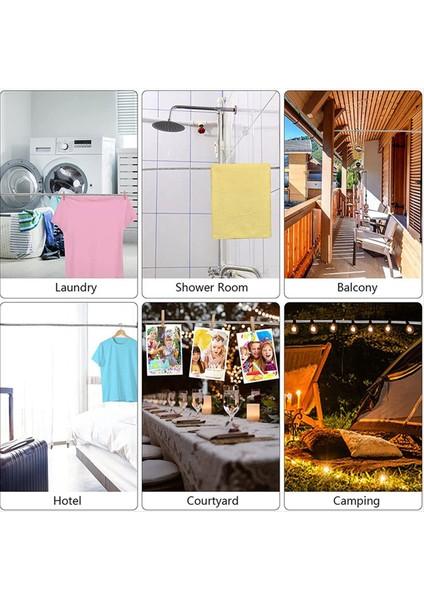 Paslanmaz Çelik Kablo Sabitleme Sistemi ile Taşınabilir Rüzgar Geçirmez Giysiler Ipi Çok Işlevli Ağır Hizmet Tipi Çamaşır Ipi (Yurt Dışından) modelleri