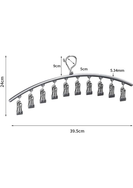 Dolap Için Organizatör, 10 Klipli Metal Yoga Pantolon Askısı Askıda Asılı Dolap Organizatör Gri (Yurt Dışından) modelleri
