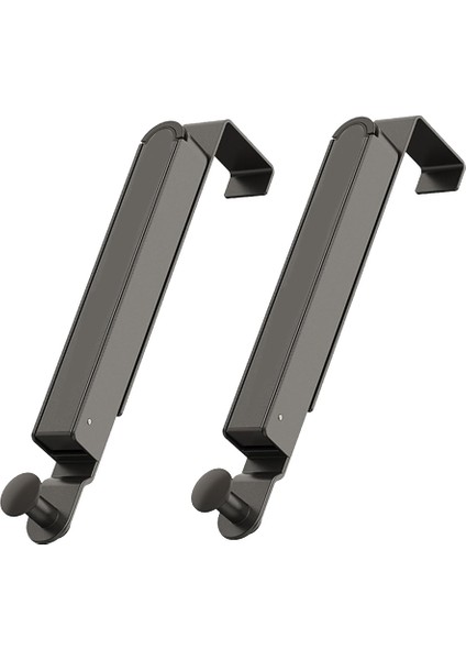 Katlanır Giysiler Kurutma Rafı, Kapı Kancası Giysisi Askısı, Kıyafet Askısına Çarpmanıza Gerek Yok, Portatif ve Katlanabilir Siyah (Yurt Dışından)