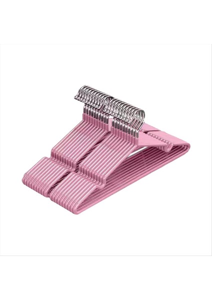 Kaymaz Tasarıma Sahip Giysiler Askıları, Tracess Giysi Rafları, Sağlam Ağır Hizmet Tipi Ceket Askıları Pembe (Yurt Dışından)