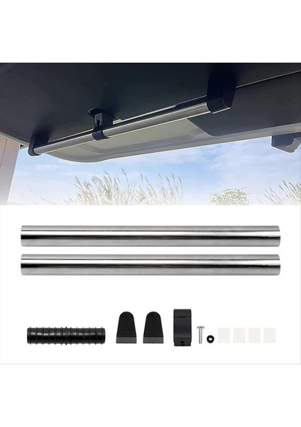 Toyota Hiace 200 Serisi Süper Gl Gl Vagon Araba Giysileri Raf Uygun Askı Pole (Yurt Dışından) fiyatları