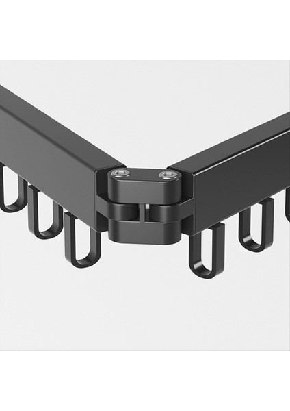 Duvara Monte Edilmiş Katlanabilir Alüminyum Alaşım Giysileri Kurutma Rafı Balkon Yatak Odası Için Mutfak Oturma Odası B Siyah (Yurt Dışından) fiyatları