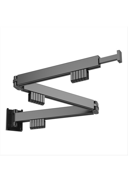 Ev Yumruksuz Kıyafetler Raf Açık Basit Kıyafetler Kurutma Çubuk Katlanır Giysiler Kurutma Artefakt Siyah (Yurt Dışından)