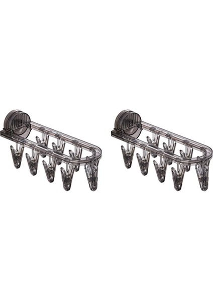 2 Adet Banyo Vantuz Kurutma Raf Katlanır Çoraplar Kurutma Raf Ev Kıyafetleri Raf Çok Klipsli Kurutma Çorapları Eser, A (Yurt Dışından)