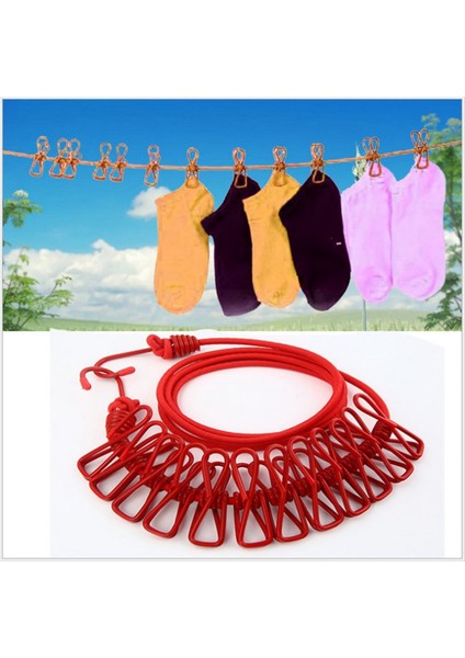 B Geri Çekilebilir Giysiler Kurutma Raf Halat ile Çamaşır Kurutma Hattı Kampı Için Taşınabilir Camsline Giyim Hattı (Yurt Dışından) fırsatları