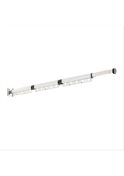 Geri Çekilebilir Giysiler Kurutma Raf Giysileri Kurutma Raf Katlanabilir Geri Çekilebilir Duvara Monte Uzay Tasarrufu Giysisi Askı Rafı, B (Yurt Dışından)