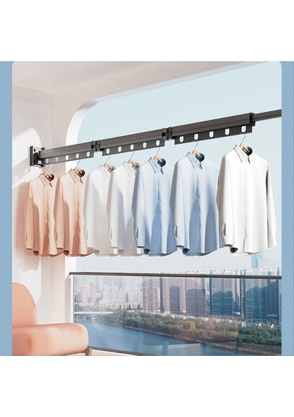 Geri Çekilebilir Giysiler Kurutma Raf Giysileri Kurutma Raf Katlanabilir Geri Çekilebilir Duvara Monte Uzay Tasarrufu Giysisi Askı Rafı, B (Yurt Dışından) modelleri