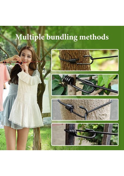 Clothesline, Clothespins ile Taşınabilir Çamaşır Ipi, Ayarlanabilir Kaymaz Çamaşır Ipi, Kapalı Açık Seyahat Kampı Siyah (Yurt Dışından) indirimleri