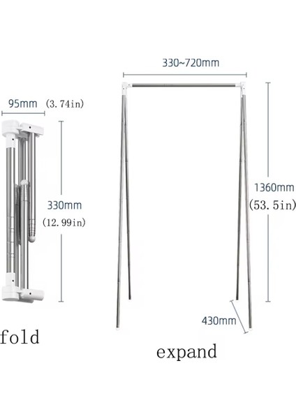 Kompakt Giysiler Rafı Geri Çekilebilir Giysiler Kurutma Rafı Yüksek Yük Taşıma Kapasitesi Için Sabit Tasarım (Yurt Dışından) indirimleri