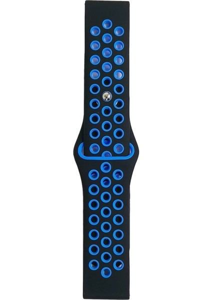 CPT83 Watch 22MM Spor Delikli Kordon - Siyah-Mavi fiyatları