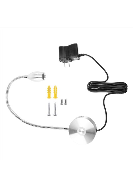 Dimmable Okuma Lambası, Yatak Odası Başucu Için Kablolu Fişli Yatak Lambaları, Esnek Goopeneck Kitap Lambası, Duvara Monte Okuma Işık, 200LM / 3000K Kiriş Açısı: 30 ° Abd Fiş (Yurt Dışından) fiyatları