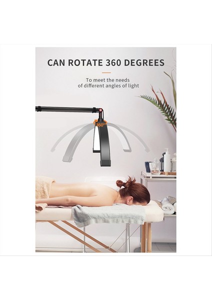 20W 16INCH U Şeklinde LED Yarım Ay Güzellik Lambası Yüzük Kaş Dövme Güzellik Salon Kirpik Uzatma Lambası Siyah Abd Fiş (Yurt Dışından) modelleri