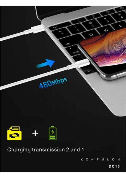CPT83 DC13 1m 20W Type-C To Lightning Kablo iphone Uyumlu fiyatları