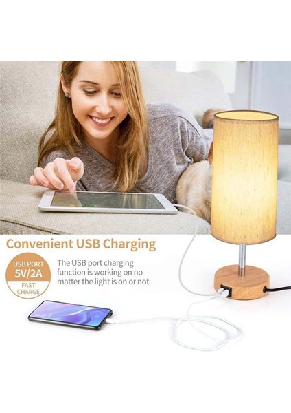 Dokunma Kontrolü Oturma Odası Yurt Için 3 Aydınlatma Modu ile Yatak Odası Için Küçük Masa Lambası, Ofis (Led Ampul Dahil) Ab Fişi (Yurt Dışından) fırsatları