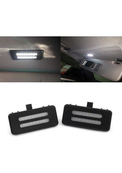 2pcs LED Sun Visor Vanity Ayna Lambası Okuma Işığı For-Bmw X3 F25 X1 E84 X6 E71 X5 E70 E60 E61 E90 6962014 (Yurt Dışından) fiyatları
