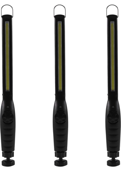 3x Cob Çok Fonksiyonlu El Feneri Araba Onarım Hafif Açık USB Şarj El Lambası (Yurt Dışından)