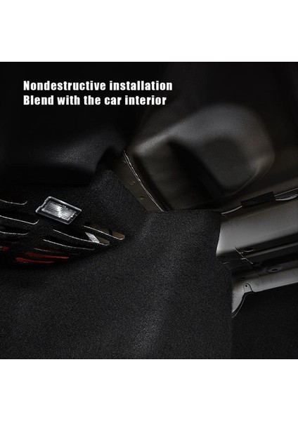 Tesla Model 3 Için 2019-2021 Gövde LED Işık Çubukları LED Şerit Aydınlatma Atmosferi Işık Iç Aksesuarları (Beyaz) (Yurt Dışından) modelleri