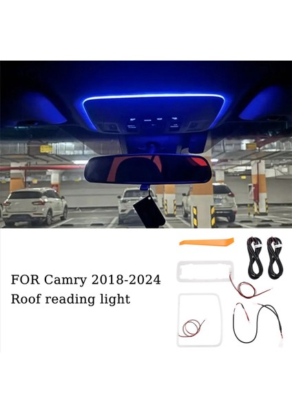 Araba LED Çatı Okuma Işık Iç Dekoratif Lamba Atmosfer Toyota Camry Için Ortam Hafif Buz Mavisi 2018-2023 (Yurt Dışından) fırsatları