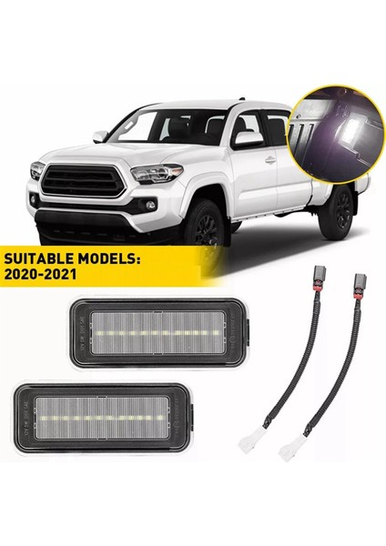 Toyota Tacoma Için 2 Adet Beyaz LED Arka Gövde Işığı 2020-2021 PT857-35200 (Yurt Dışından)