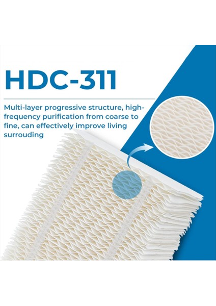 3pcs HDC311 Yedek Wicking Nemlendirici Filtresi Essick Air HDC311 EA1201 EA1201 Nemlendirici Süper Fitil Filtre (Yurt Dışından) modelleri