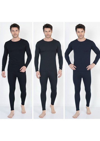 Isıl Termal | 3'lü Erkek Termal Takım Koleksiyon 3 Renk( Siyah,antrasit ,lacivert ) fırsatları