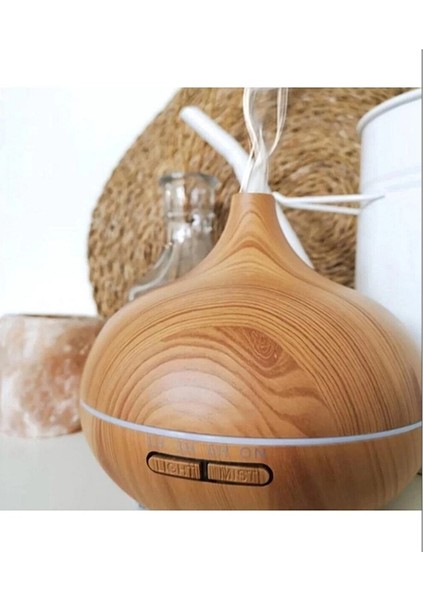 Hava Nemlendirici 7 LED Işıklı Aromatik Oda Kokusu 550 ml Kahve Aroma Difüzörü Buhar Makinası indirimleri