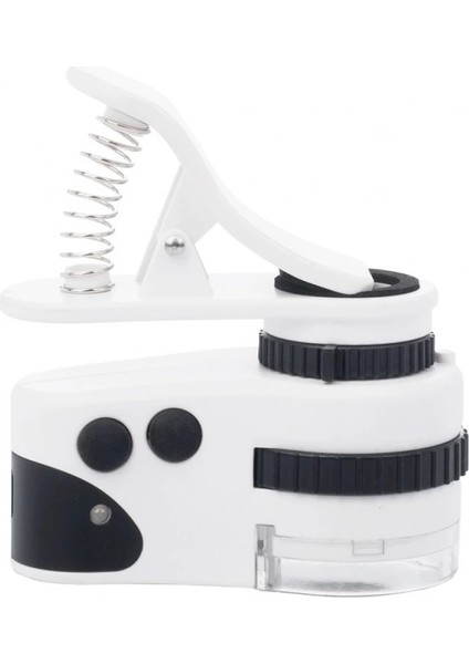 60X Mini Cep Telefonu Için Mandallı Mikroskop Uv Ledli Büyüteç Model AL2431 indirimleri