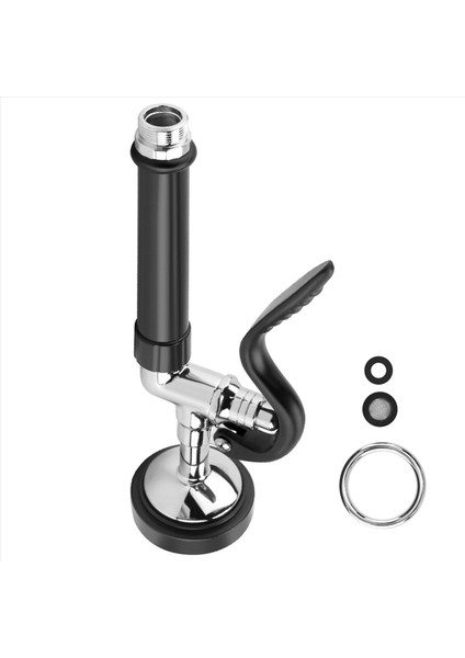 Ön Durulama Püskürtücü Ticari Mutfak Musluk Parçaları Krom Bitti (Siyah) (Yurt Dışından) fiyatları
