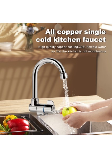 Rotasyon Bakır Havza Musluğu Soğuk Güverte Mutfak Katlanır Karavan Banyo Deniz Tekne Güverte Kampası Için Musluk (Yurt Dışından) indirimleri