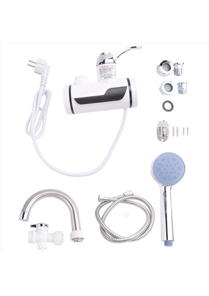 Elektrik Anında Sıcak Su Isıtıcı LED Sıcaklık Ekran Tanksız Musluk Eu Fişi ile Hızlı Isıtma (Yurt Dışından) fırsatları