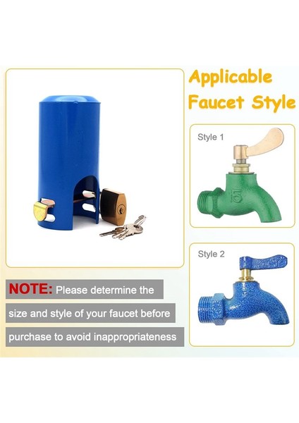 Su Musluk Kilidi Dış Mekan/mutfak/bahçe Hortumu Musluk Musluk Kilidi Hırsızlığı Önleyici Çocuk Geçirmez Metal Musluk Koruma Kapak Stili (Yurt Dışından) fiyatları