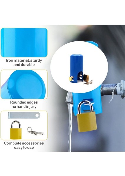 Su Musluk Kilidi Dış Mekan/mutfak/bahçe Hortumu Musluk Musluk Kilidi Hırsızlığı Önleyici Çocuk Geçirmez Metal Musluk Koruma Kapak Stili (Yurt Dışından) fırsatları