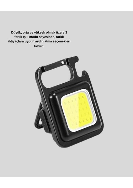 Süper Parlak 800 Lümen LED Fener – USB Şarjlı, 3 Işık Modlu, Mini Taşınabilir ve Anahtarl modelleri