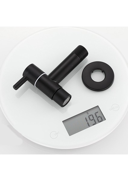 Paspas Lavabo Musluk 304 Paslanmaz Çelik Banyo Çamaşır Makinesi Musluk Açık Bahçe Tek Soğuk Su Musluk (Siyah) (Yurt Dışından) indirimleri