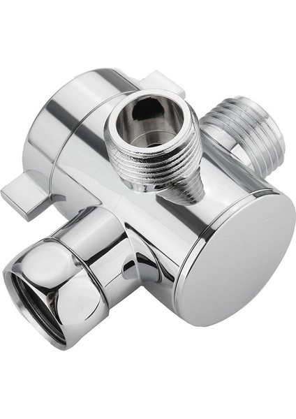 1/2 Inç 3 Yollu T-Adaptor Saptırıcı Valf Ayarlanabilir Duş Başlığı Kol Monte Edilmiş Sapma Valfi Banyo Donanım Aksesuarı (Yurt Dışından) fiyatları