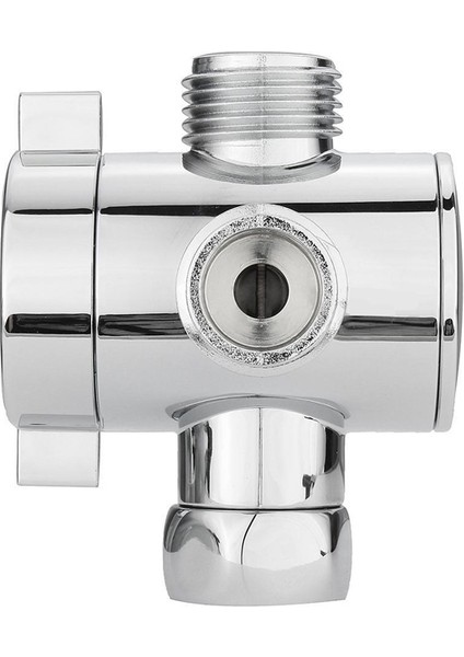 1/2 Inç 3 Yollu T-Adaptor Saptırıcı Valf Ayarlanabilir Duş Başlığı Kol Monte Edilmiş Sapma Valfi Banyo Donanım Aksesuarı (Yurt Dışından) fırsatları