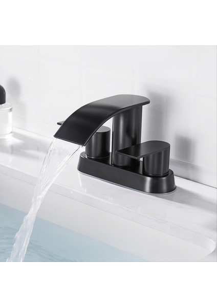 Şelale Banyo Musluğu, Banyo Lavabo Musluğu, Paslanmaz Çelik Kurşunsuz 2 Saplı Musluk Yıkama Havzası 2 Veya 3 Delik (Yurt Dışından) modelleri