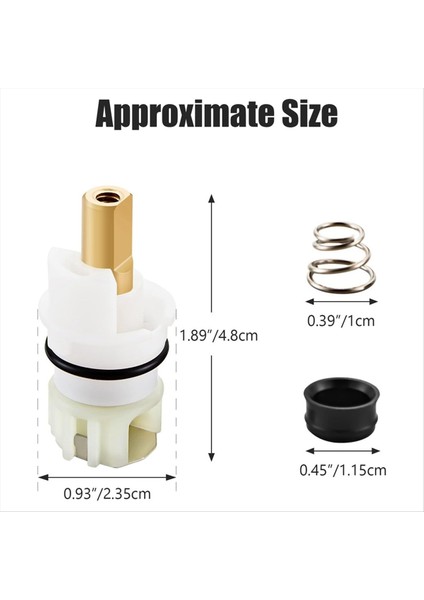 RP25513 Musluk Kök Montajı Yedek Kiti Kartuşlu Iki Saplı Musluk Onarım Kiti RP4993 Koltuk Yayları, 2 Paket (Yurt Dışından) fiyatları