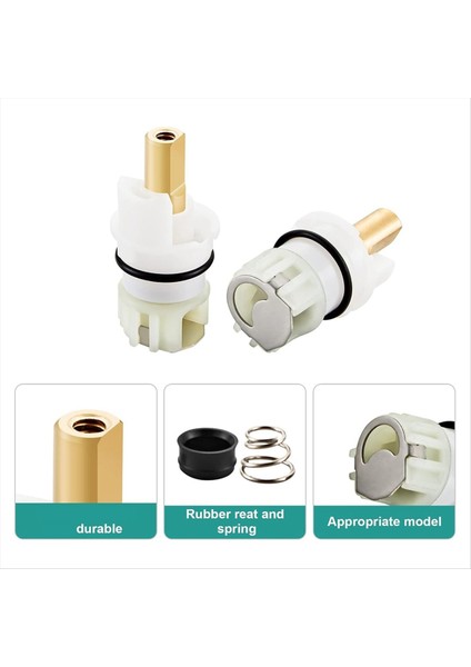 RP25513 Musluk Kök Montajı Yedek Kiti Kartuşlu Iki Saplı Musluk Onarım Kiti RP4993 Koltuk Yayları, 2 Paket (Yurt Dışından) fırsatları