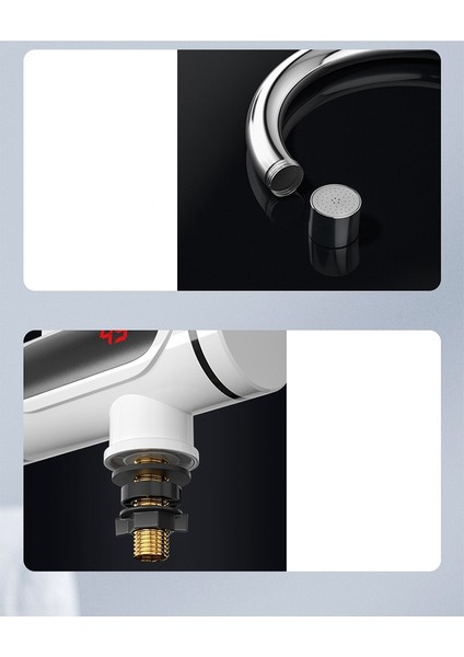 Elektrikli Sıcak ve Soğuk Su Isıtıcı Musluğu Hızlı Isıtma Musluk Su Isıtıcı Musluk Konektör For Musluk 3000W Us Fiş (Yurt Dışından) indirimleri