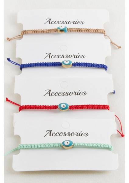 Oval Nazar Makrome Örgülü Bileklik fiyatları