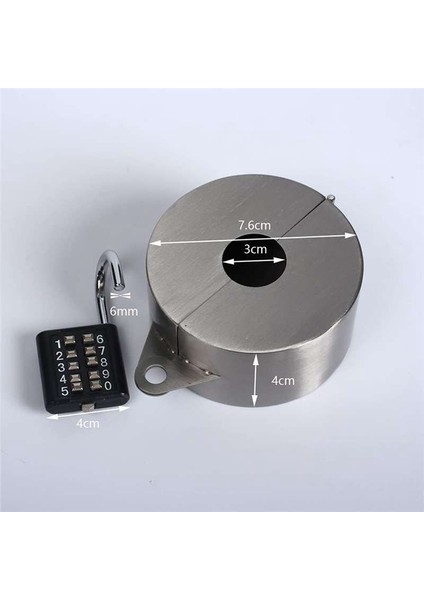 Açık Musluk Kilit Sistemi -Gate Valf Lockoutdevice -Gen Valf -Kapak ve Kod Kilitiyle Su Hırsızlığı, Yetkisiz Durdur (Yurt Dışından) indirimleri