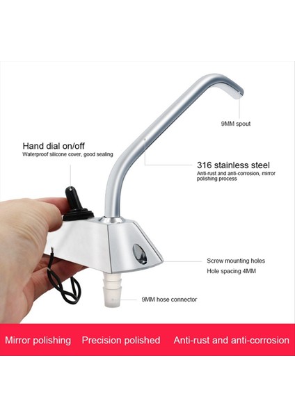 Spout Tek Delikli Su Musluk Musluk Rv Deniz Mutfak Lavabo Musluk Musluk Kamp Karavanı Tam 360 Derece Rotasyon Muslukları (Yurt Dışından) modelleri