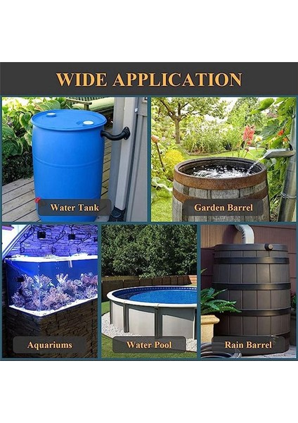 Pvc Yağmur Kovası Musluk Kiti, 3/4 Inç Pvc Bilyalı Valf, Kova Kovası Su Deposu Havuz Kova Musluk Kiti (Yurt Dışından) fırsatları