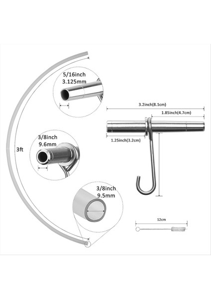 Akçaağaç Şurubu Kılavma Kiti Paslanmaz Çelik Akçaağaç Ağaç Spiles Gıda Sınıfı Temizlik Fırçaları Akçaağaç Ağacı Dokunma Kiti A (Yurt Dışından) modelleri