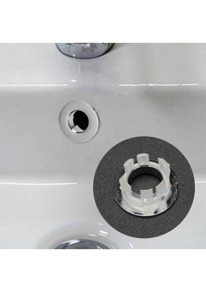 Yeni Tasarım Banyo Havzası / Lavabo Taşma Kapağı / Pirinç Altı Ayaklı Halka Banyo Ürün Havzası Düzenli Ekleme Yedek WF-0567 (Parlak Gümüş) (Yurt Dışından) fırsatları