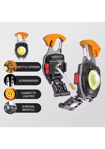 W-5147 Profesyonel Çok Fonksiyonlu Anahtarlıklı Kamp Feneri fiyatları