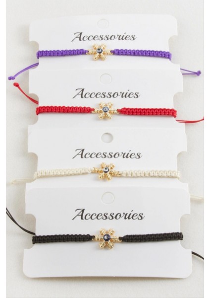 Kartanesi Makrome Örgülü Bileklik