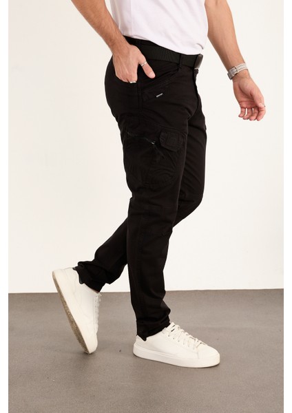 Taktikal Kargo Pantolon Rahat Kesim Cepli Likralı Gabardin Kumaş Yeni Sezon indirimleri