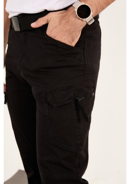 Taktikal Kargo Pantolon Rahat Kesim Cepli Likralı Gabardin Kumaş Yeni Sezon